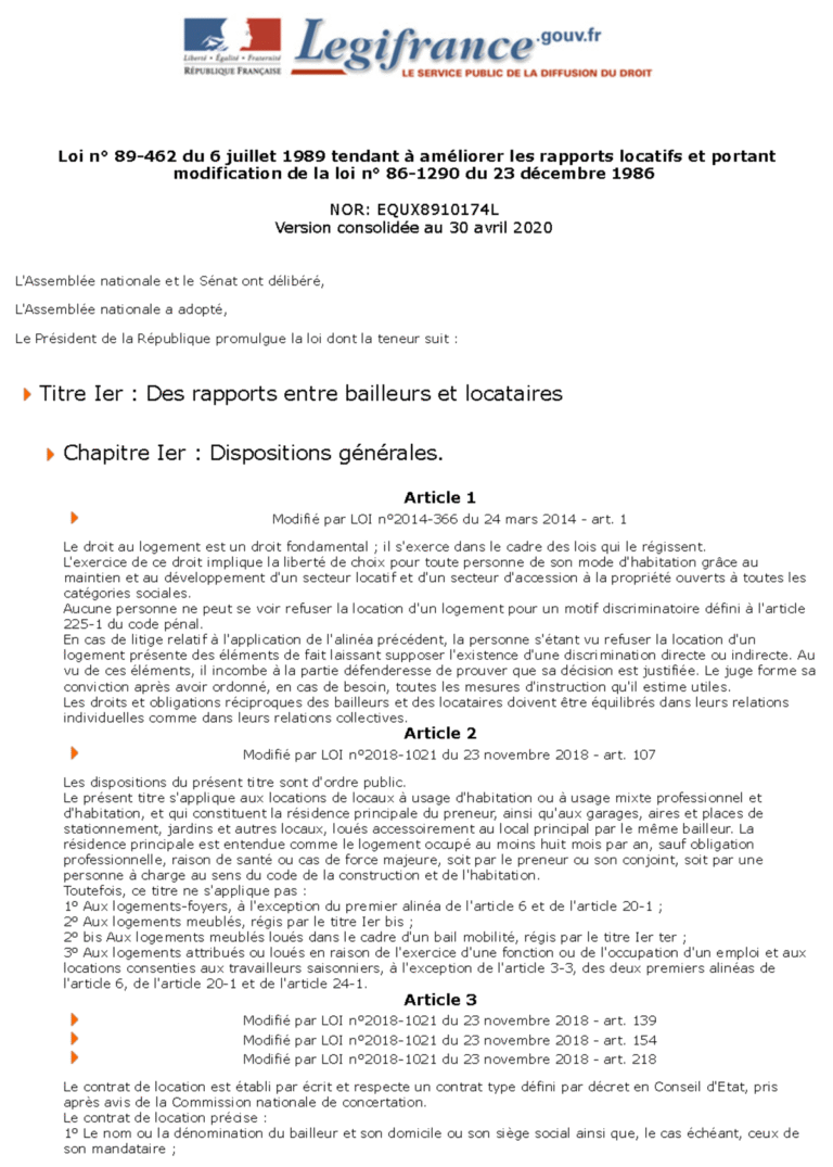 découvrez ce que prévoit l'article 22 de la loi de 1989 concernant les relations entre locataires et propriétaires : dépôt de garantie, modalités et obligations, explications claires et détaillées pour comprendre vos droits.